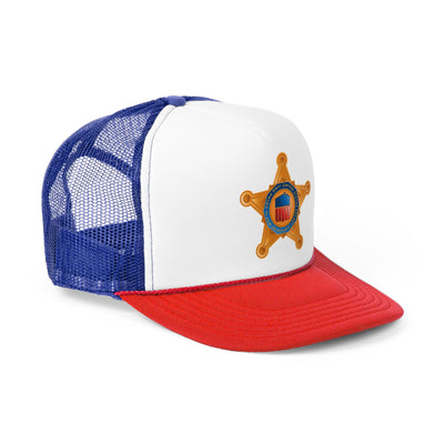 Rooftop Rookies Hat — Funny Trucker Hat for Political Satire Fans