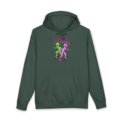 Not Fond Of The Police Hoodie — Aliens Skateboarding Anti-police Skate
