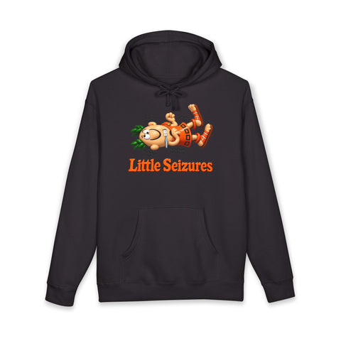Little Seizures Hoodie — Caesars Dark Humor Brand Parody Pizza Pun