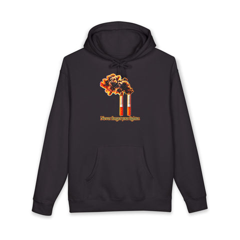 Never Forget Your Lighter Hoodie — Twin Towers Lighter Dark Humor