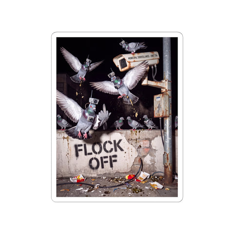 Flock Off — Sticker