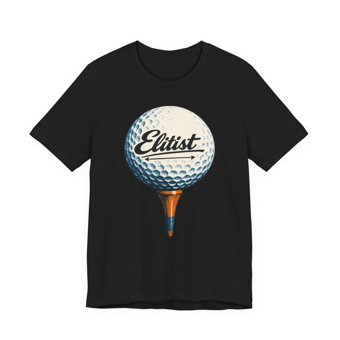 Elitist Pro T-Shirt — Golf Ball Parody Titleist Country Club Eat