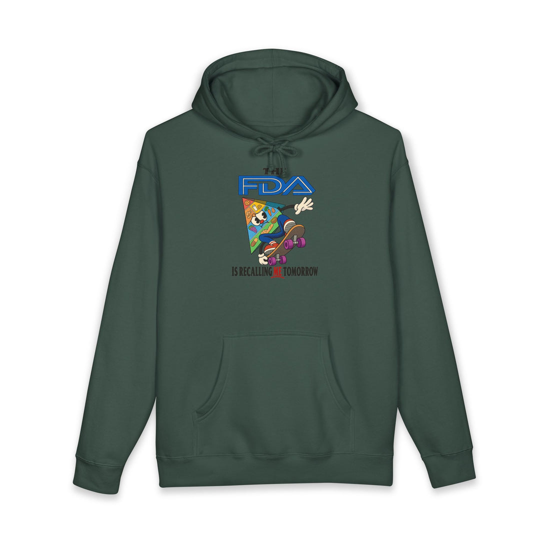 Recalled Food Pyramid Hoodie — Fda Recall Skateboarding Propaganda 90S