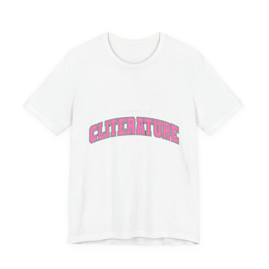 Master of Cliterature T-Shirt — College Parody Sex Joke Dirty Pun
