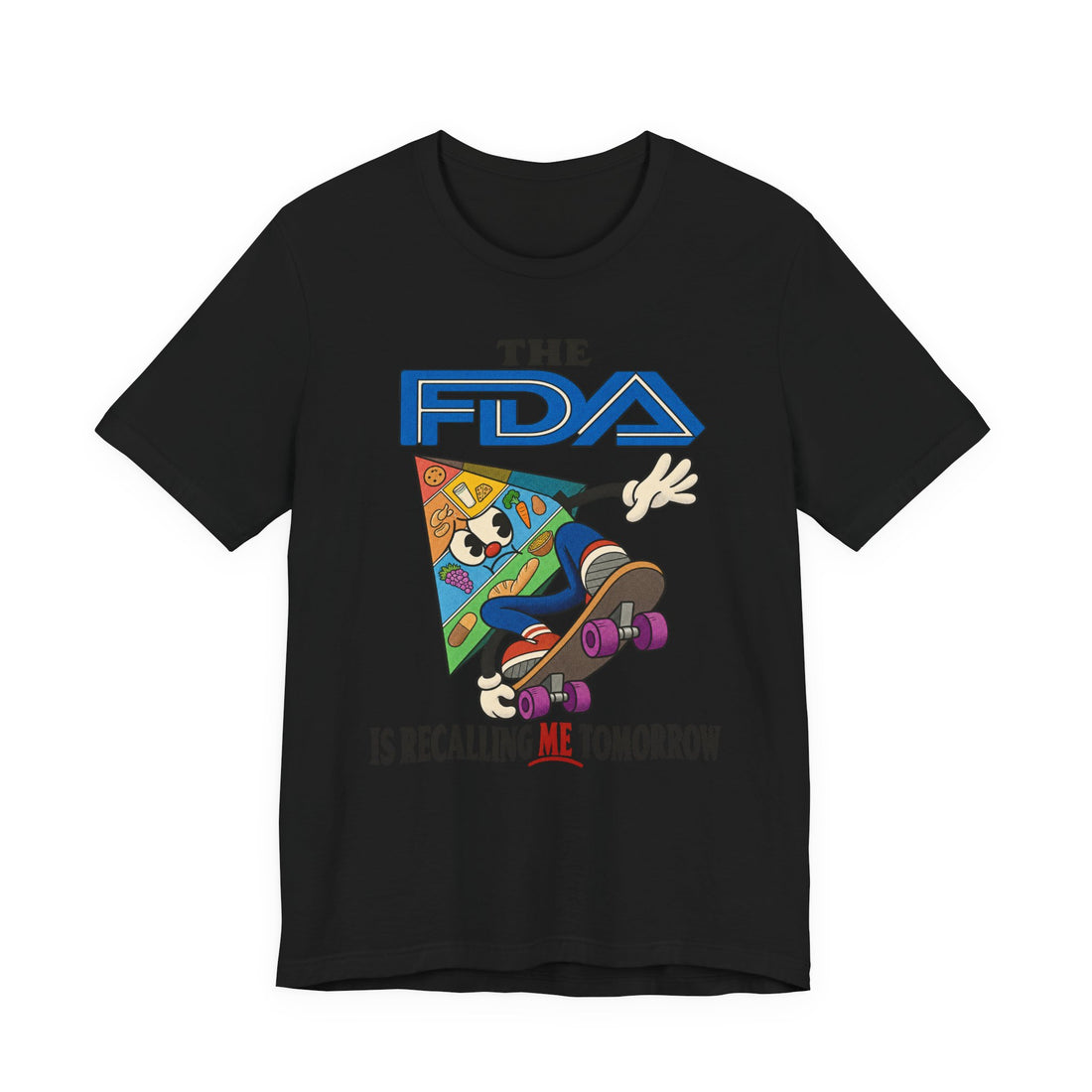 Recalled Food Pyramid T-Shirt — Fda Recall Skateboarding Propaganda
