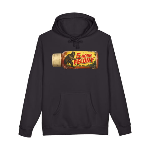 5-Hour Felony — Hoodie — Black