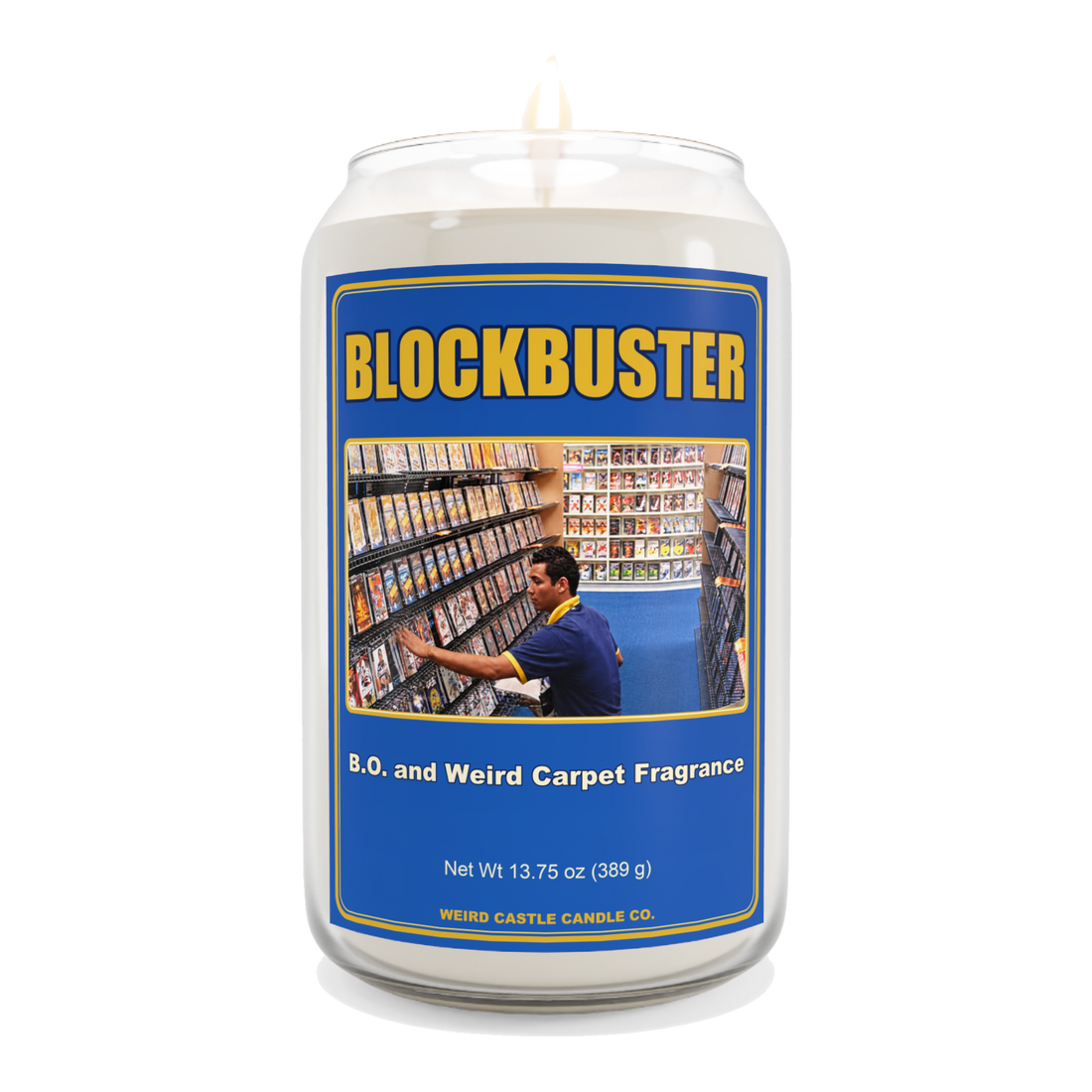 Blockbuster BO And Weird Carpet Candle — Funny Blockbuster Video — Comfort Spice