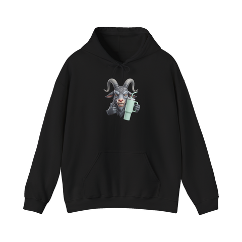 Basic Baphomet Hoodie - Funny Occult Goth Sweatshirt — Black