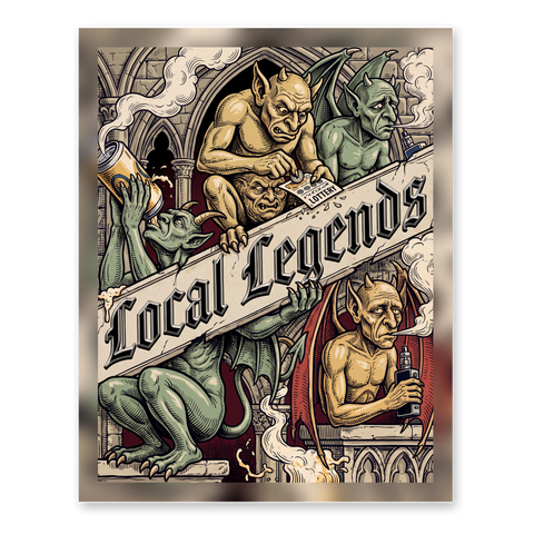 Bestiary of 3 AM Degeneracy — Funny Medieval Art Poster