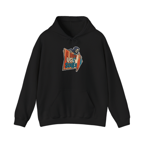 Cash 4 Ugly Souls Hoodie — Funny Dark Humor Sweatshirt — Black