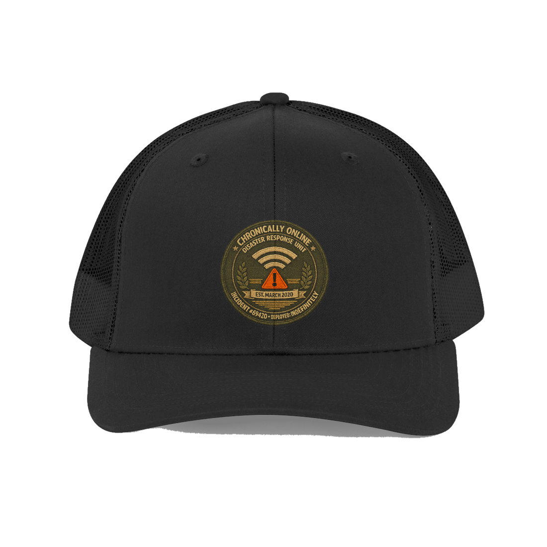 CHRONICALLY ONLINE DISASTER RESPONSE — INCIDENT #69420 — AUTHORIZED PERSONNEL ONLY — Cap