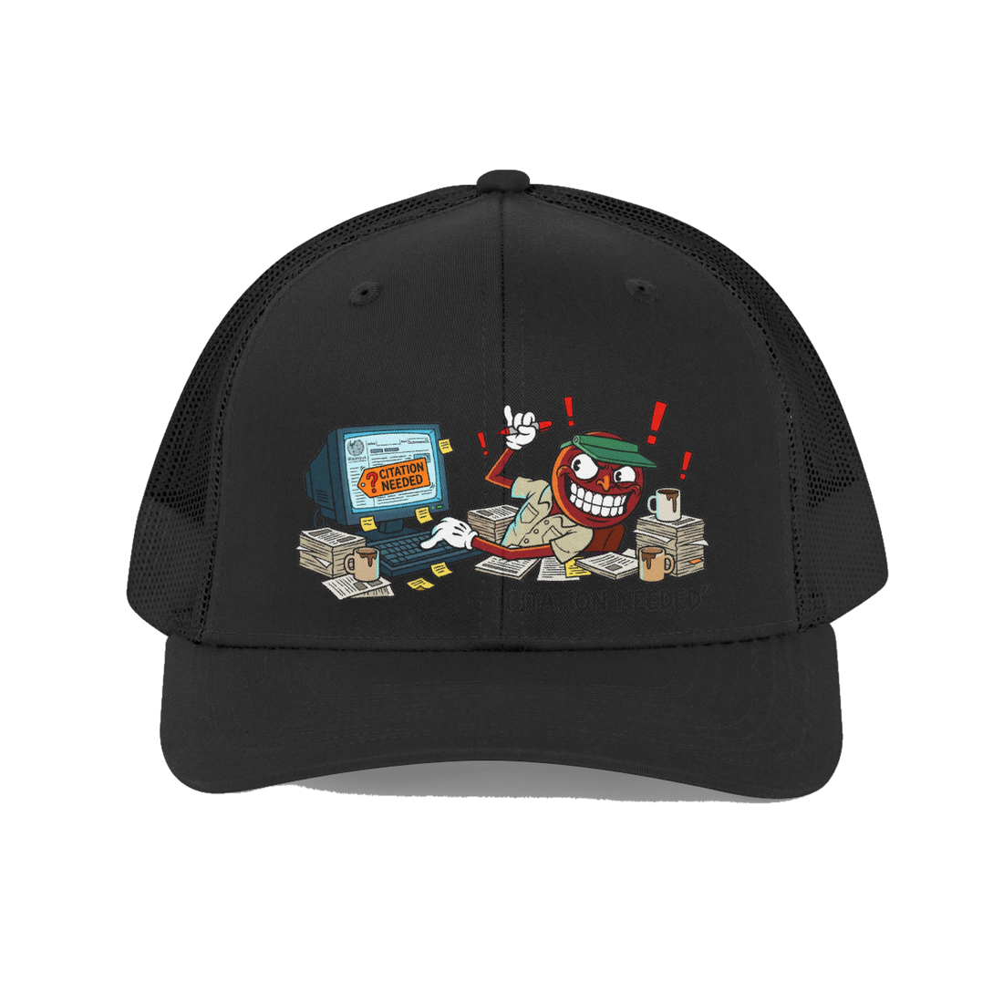 Citation Needed Hat — Funny Fact Checker Dad Cap