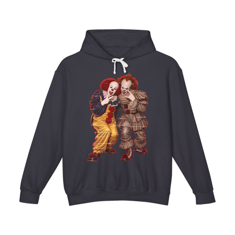 Clown to Clown Communication Hoodie — Funny Pennywise IT Clowns — Black