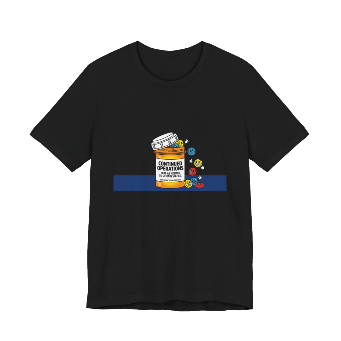 Continued Operations Prescription Shirt — Funny Dystopian Tee