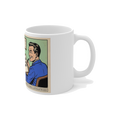 Diagnosed: Having Opinions — Funny Feminist Coffee Mug — view 3