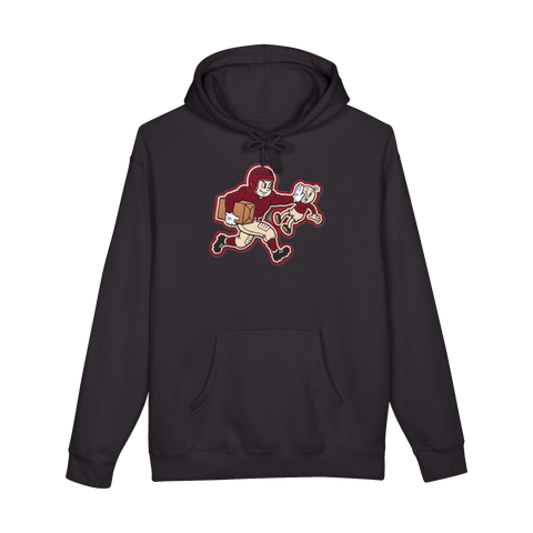 Doorbuster Champion Hoodie — Black Friday Heisman Pose Holding TV — Black