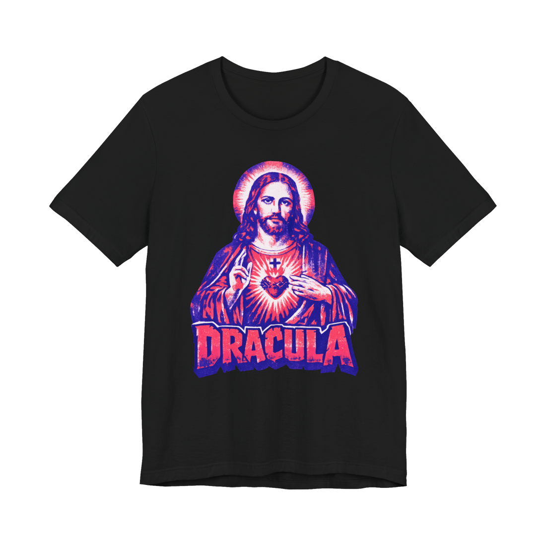 Dracula 33 AD T-Shirt — Halloween Jesus Vampire Blasphemy Catholic — Black