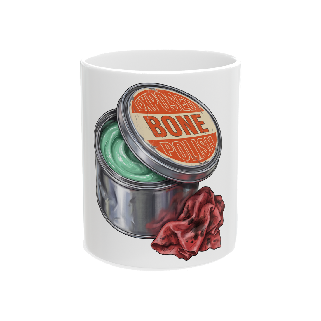 Exposed Bone Polish — Funny Dentist Coffee Mug