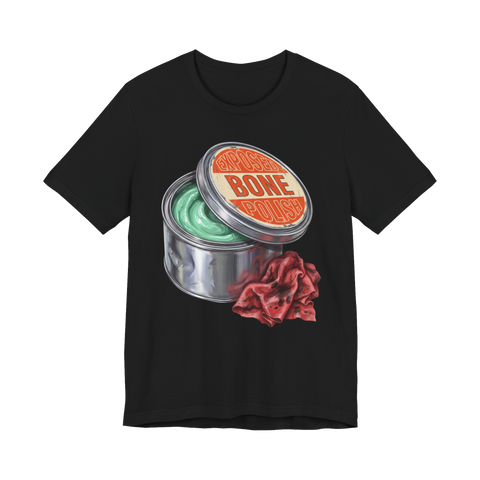 Exposed Bone Polish — Funny Dental Maintenance T-Shirt — Black