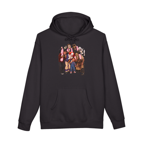 Good Guys Ice Cream Social Hoodie — Horror Movie Villains Ice Cream — Black