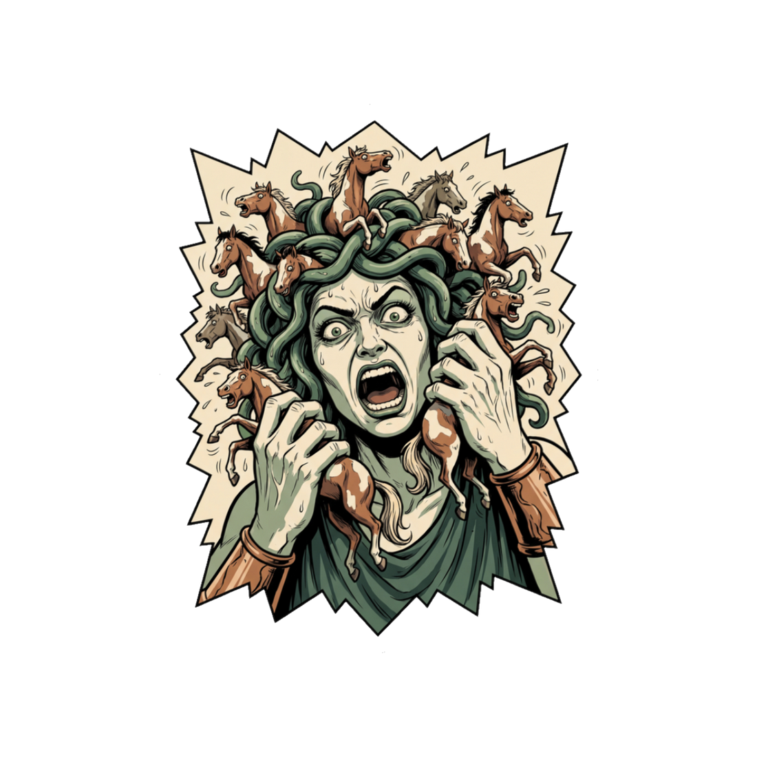 Hold Your Horses — Sticker