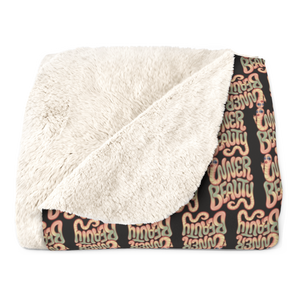 Inner Beauty Tapeworm Blanket — Funny Biology Gift