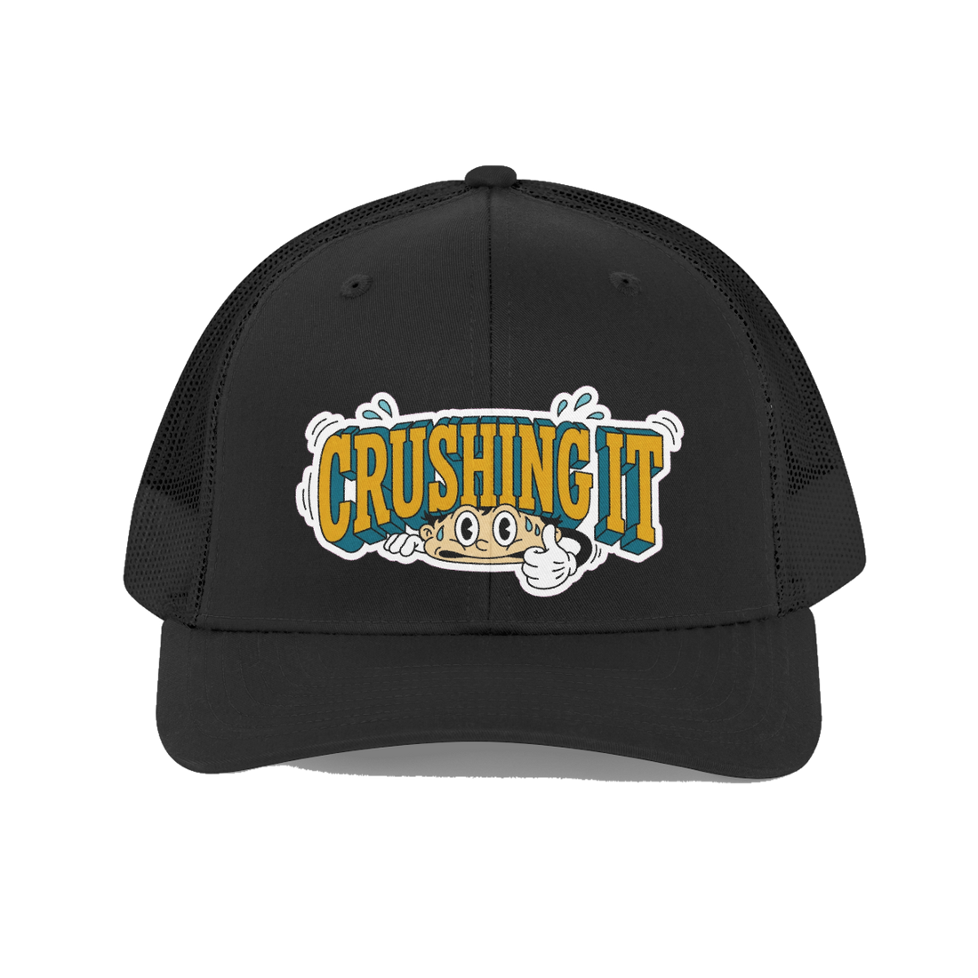 Literally Crushing It — Funny Burnout Dad Hat