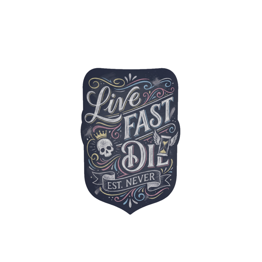 Live Fast Est Never — Mug