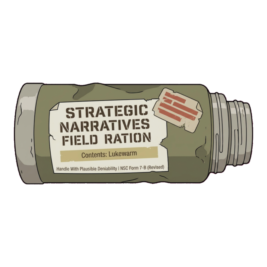 Office of Strategic Narratives Sticker - Funny Government Decal