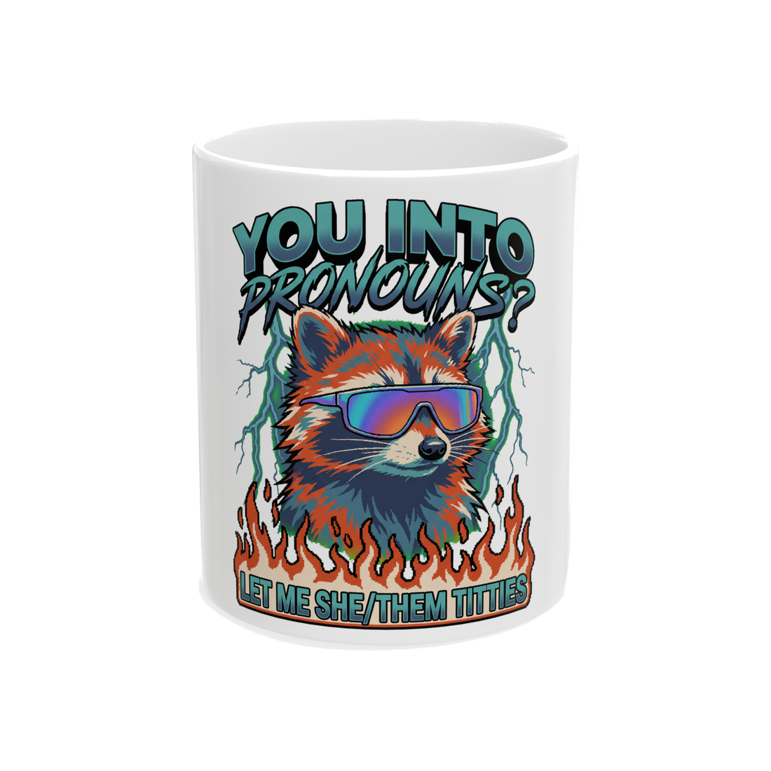 Can I She/Them — Funny Pronoun Meme Mug
