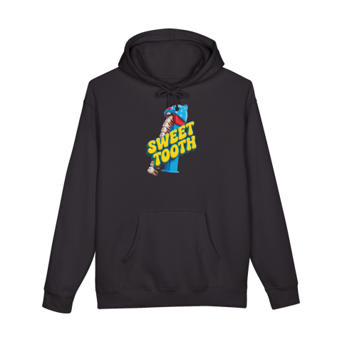 Pocket Molars — Creepy Tooth Dispenser Hoodie — Black