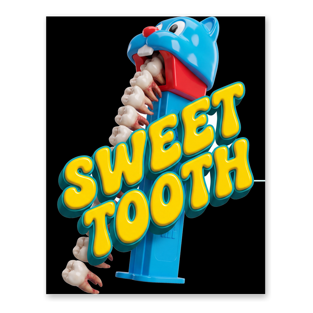 Pocket Molars Poster — Cursed Dental Candy Wall Art