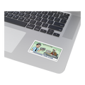 Processing Your Claim — Funny Social Security Skeleton Sticker — view 3