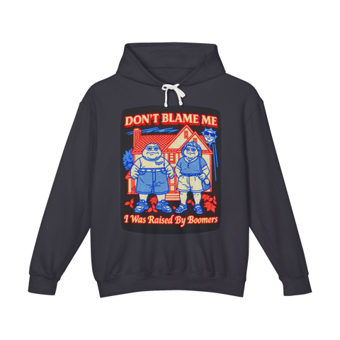 raised by literal dinosaurs Hoodie — Dinosaurs TV Show Boomer Humor — Black
