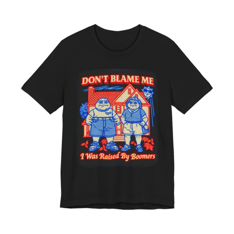 raised by literal dinosaurs T-Shirt — Dinosaurs TV Show Boomer Humor — Black
