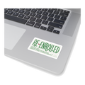 Re-Enrolled: Voluntary Participation Not Verified Funny Sticker — view 3
