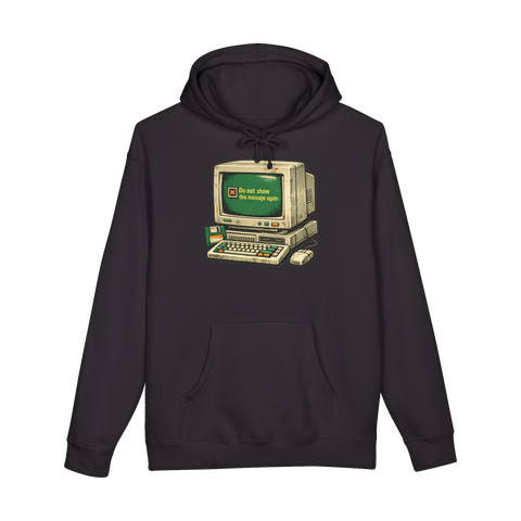 Remind Me Tomorrow — Funny Introvert Software Update Hoodie — Black