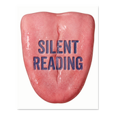 Silent Reading Flesh Wedge — Poster