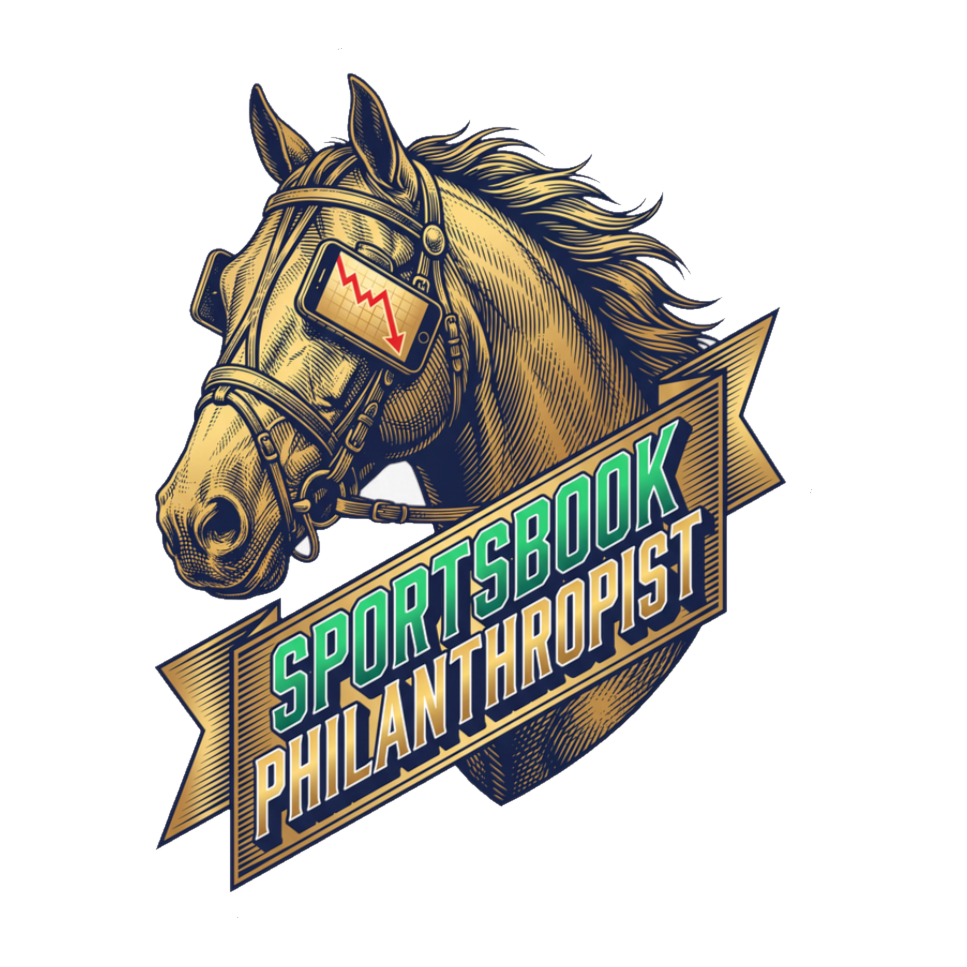 Sportsbook Philanthropist Sticker — Funny Sports Betting Decal