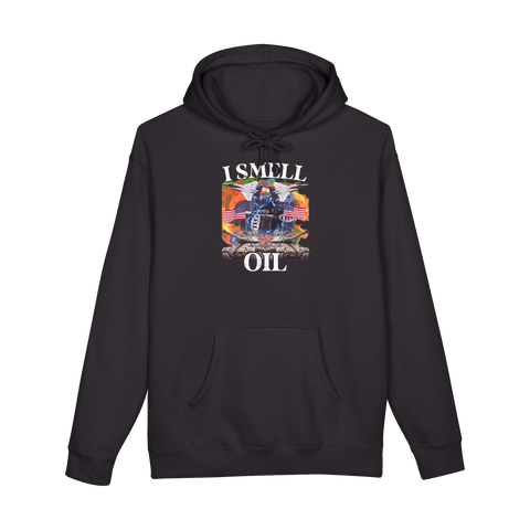 Spreading Democracy One Barrel At A Time — Hoodie — Black