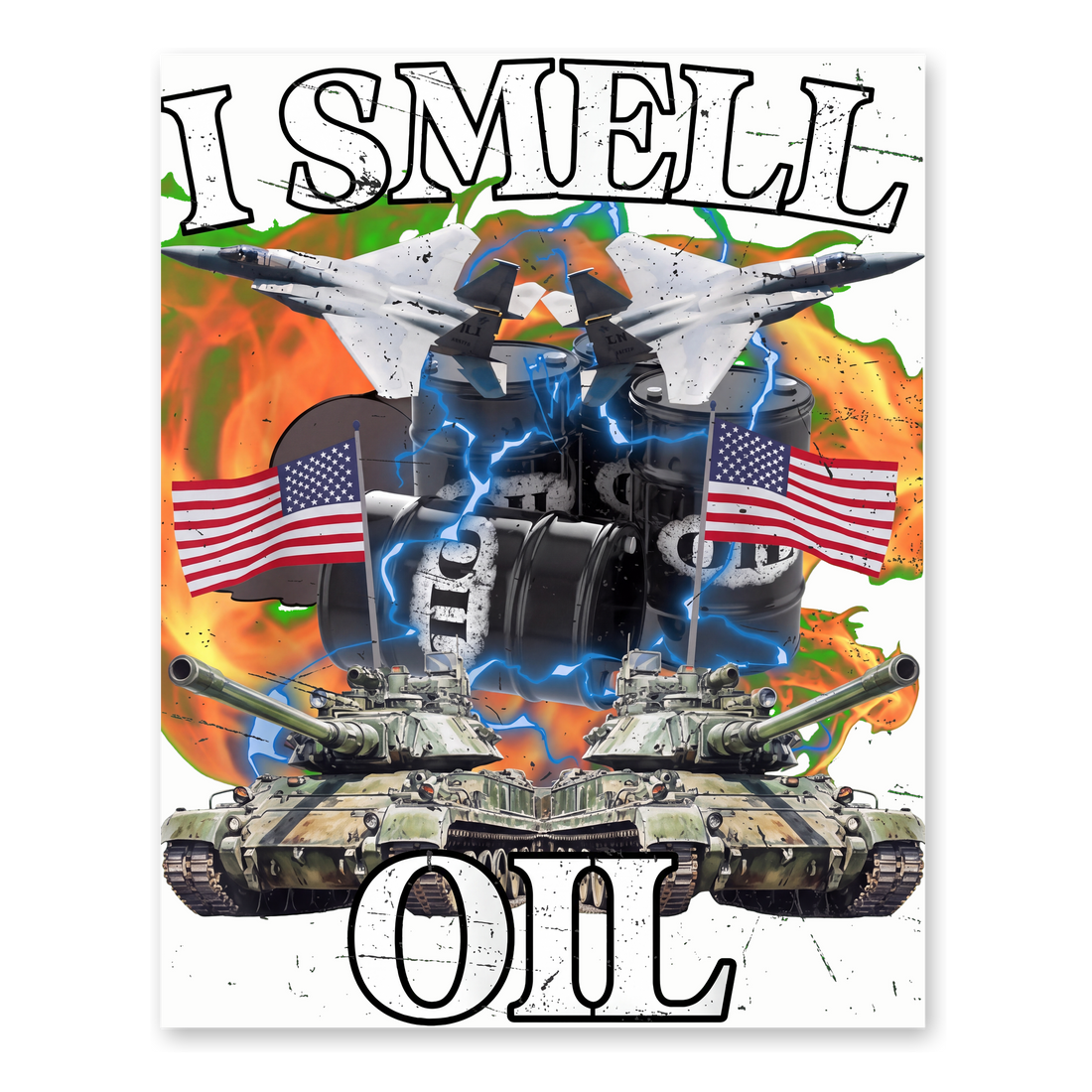 Spreading Democracy One Barrel At A Time — Poster