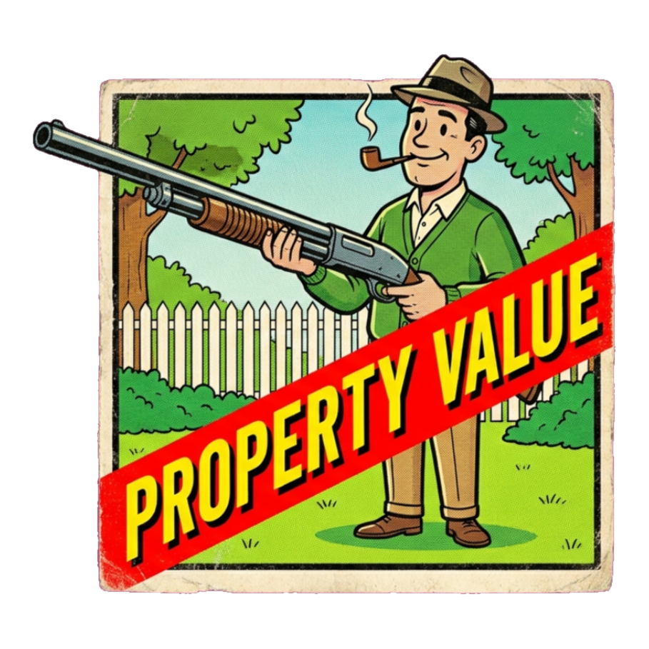 Stand Your Groundcover Sticker — Funny HOA Lawn Care