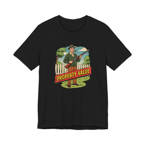 Stand Your Groundcover — Funny HOA Lawn Care T-Shirt — Black