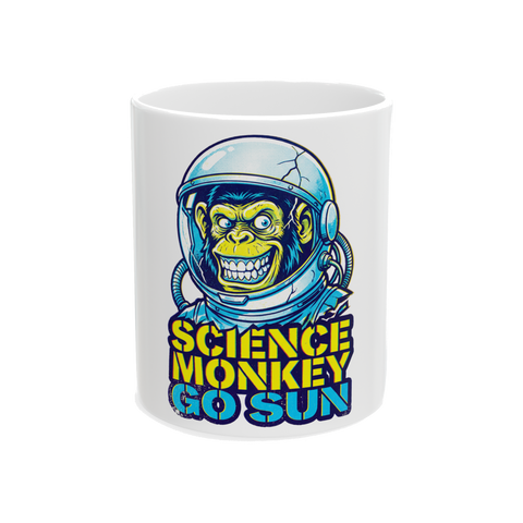 Super Science Go To Sun — Funny Bootleg Astronaut Mug