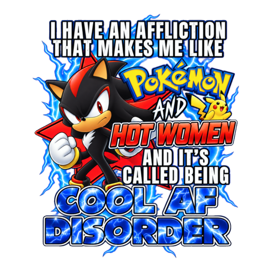 Terminal Cool AF Disorder edgy meme sticker featuring an ironic early 2000s forum aesthetic.