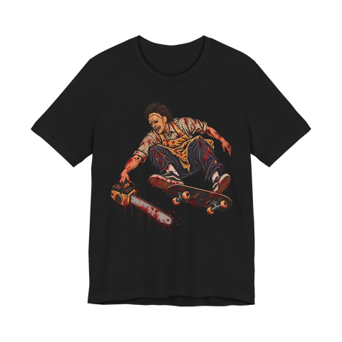 Texas Shredder T-Shirt — Funny Leatherface — Black
