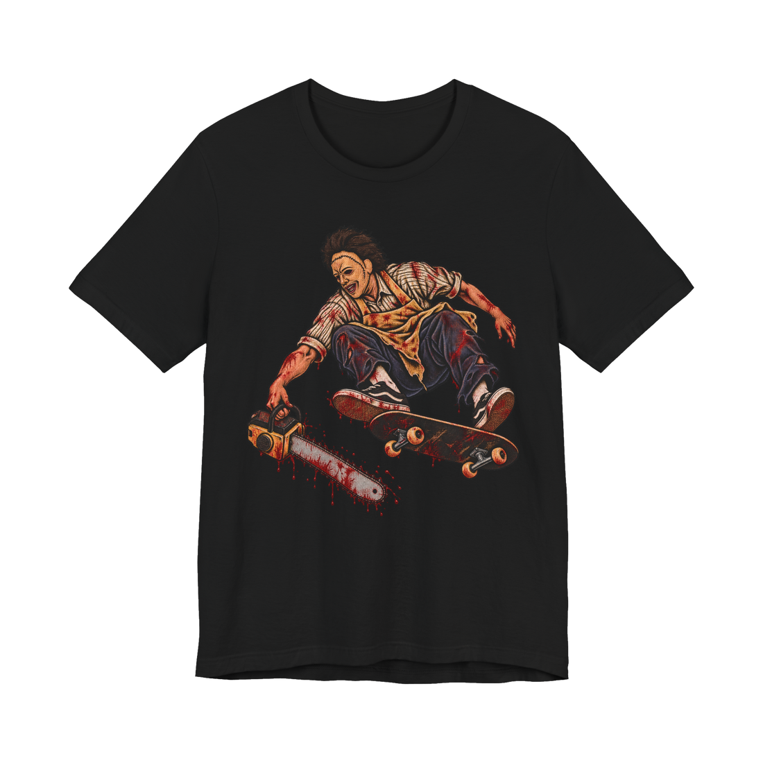 Texas Shredder T-Shirt — Funny Leatherface — Black