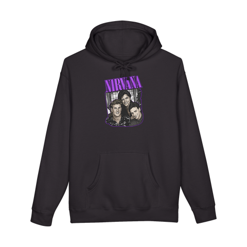 The Fathers of Grunge Hoodie — 90s Sitcom Mashup — Black