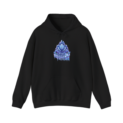 The True North Face Hoodie — Kim Jong Un Parody — Black