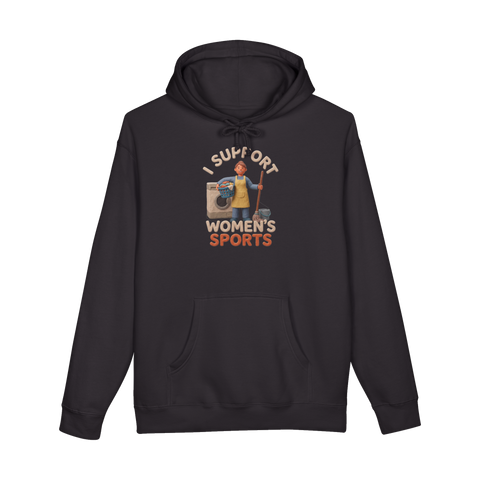 The Unpaid Domestic Decathlon — Funny Adulting Hoodie — Black